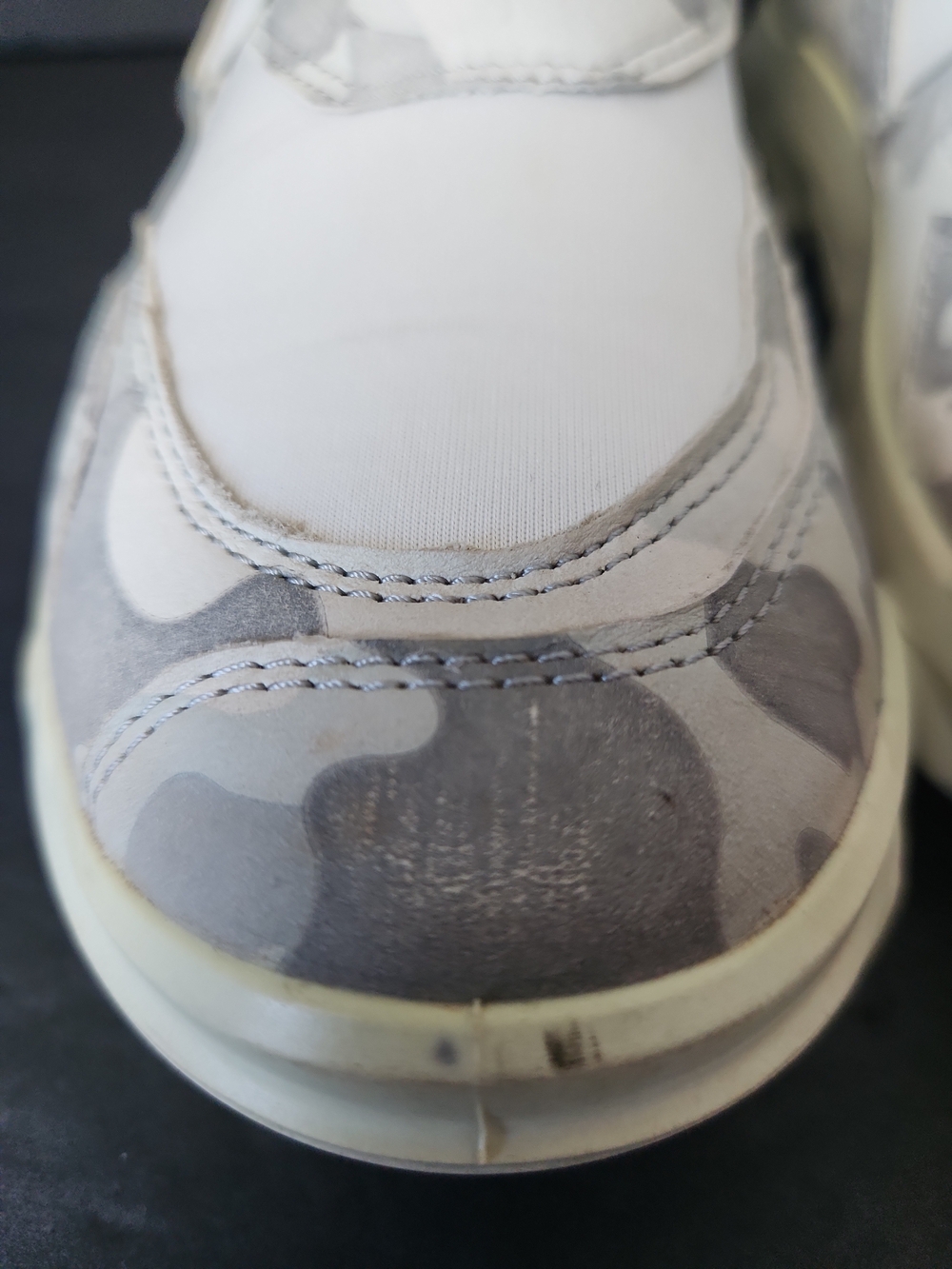 ECCO Sneakers Fluidform Women Size 8-8.5 Camouflage Low Slip On - Picture 5 of 10